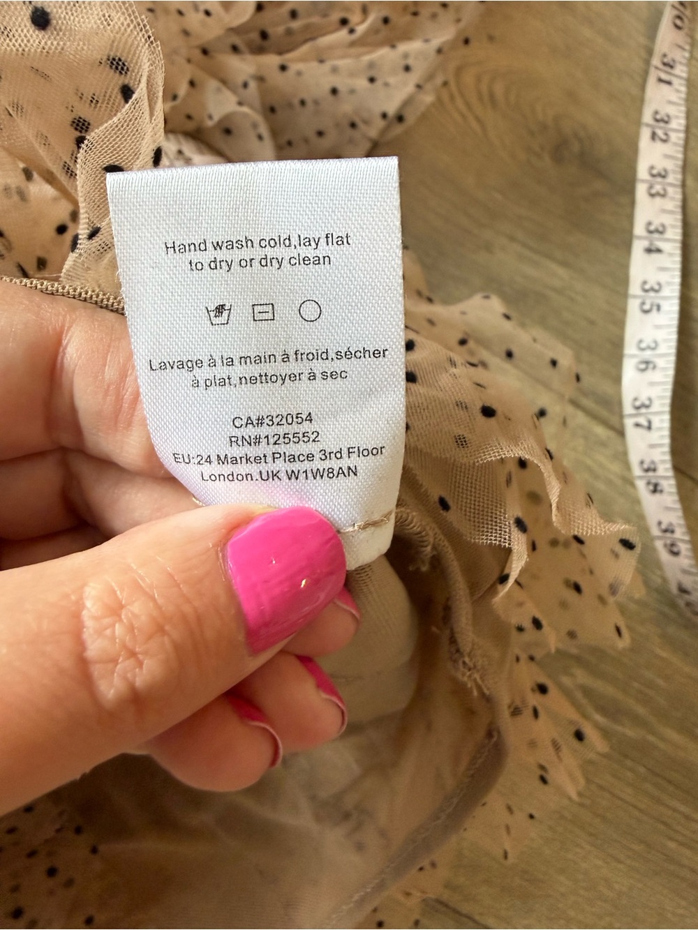 Anthropologie Dolan Left Coast Polka Dot Mesh Ruffle Top Size XS - Picture 13 of 13